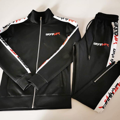 GrindLife Classic Tracksuit Black|Red|White