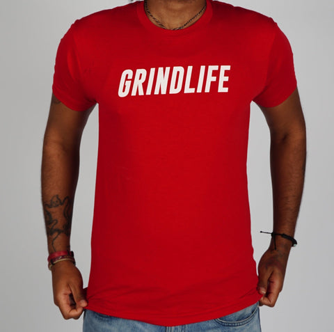 Signature GrindLife Slim Fit T Red|White